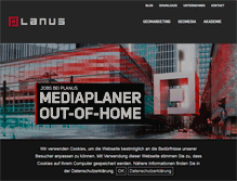 Tablet Screenshot of planus-media.de